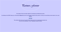 Desktop Screenshot of partners-forever.co.uk